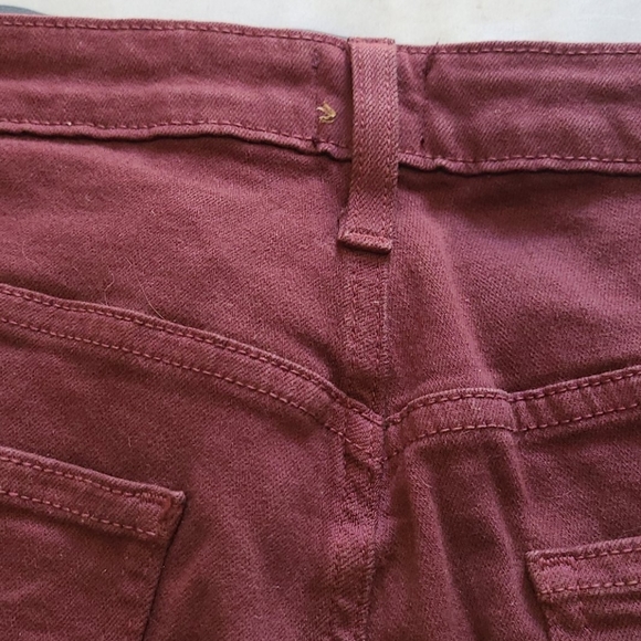 Burgundy Ada Skinny Jeans - Picture 9 of 9